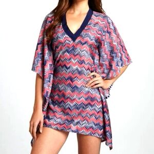 Missoni Mare Zig Zag kaftan Tunic Top